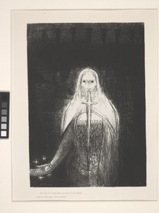 And He Had In His Right Hand Seven Stars... by Odilon Redon