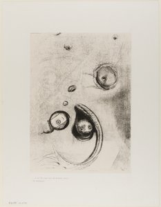 And that headless eyes floated like mollusks, plate XIII of Temptation of St. Anthony by Odilon Redon