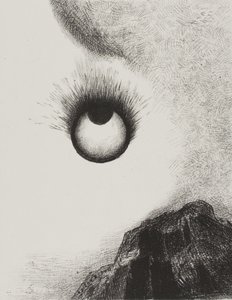 Everywhere Eyeballs are Aflame, plate 9 from The Temptation of Saint Anthony (1st series) by Odilon Redon