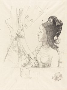 Profile of a Woman by Odilon Redon