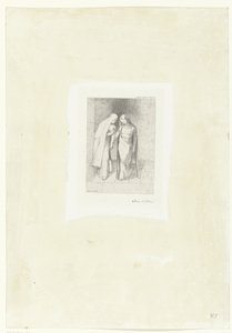 Mysterious Conversation by Odilon Redon