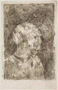 Head of a Young Girl by Odilon Redon