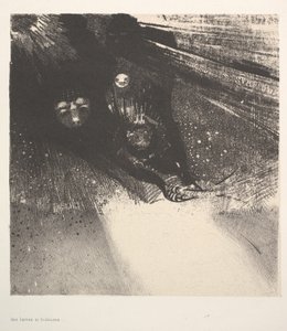 Hideous Larvae by Odilon Redon