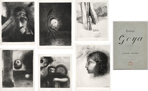 Homage to Goya by Odilon Redon