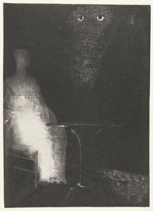 I Look Down on the Vague Shapes of a Human Figure (The Haunted House)