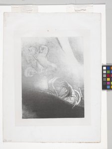 He Falls Into The Abyss... by Odilon Redon
