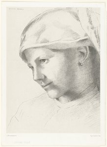 Young Girl (Jeune Fille) by Odilon Redon