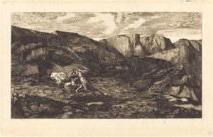 Fear by Odilon Redon