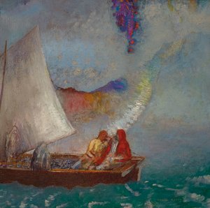 The Grey Sail, c.1900-05 by Odilon Redon