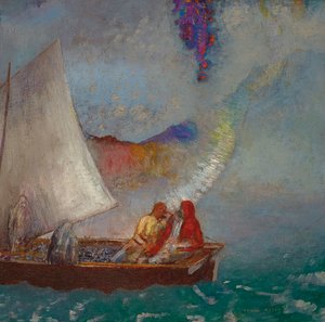 The Gray Sail, c. 1900-1904 by Odilon Redon