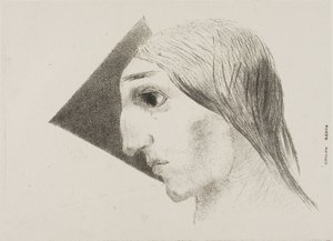 Madness, Plate Six from To Edgar Poe by Odilon Redon