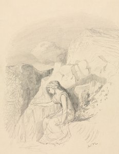 Melancholy, c1868 by Odilon Redon