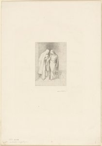 Mystical Conversation by Odilon Redon