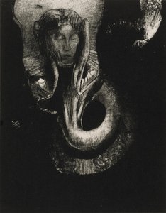 Oannes: "I, the first consciousness in Chaos, rose from the abyss to harden matter, to determine forms," plate 14 from The Temptation of Saint Anthony (3rd series)