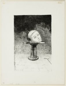 On the Dish, plate ten from In Dreams by Odilon Redon