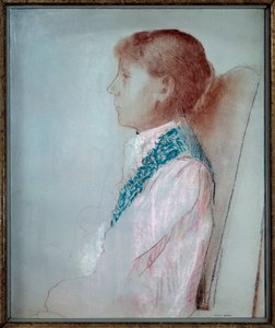 Portrait of Madame Odilon Redon by Odilon Redon