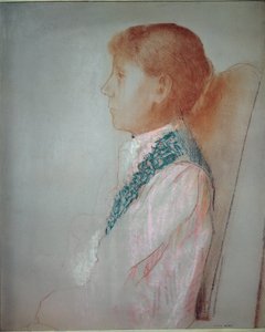 Portrait of Madame Odilon Redon by Odilon Redon