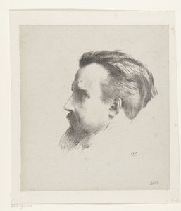 Portrait of Maurice Denis by Odilon Redon