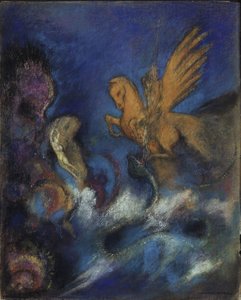 Roger and Angelica, or: Perseus and Andromeda by Odilon Redon