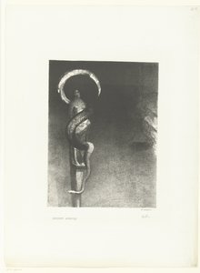 Serpent Halo by Odilon Redon