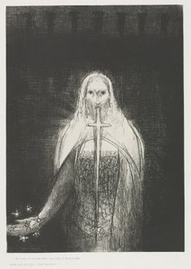 The Apocalypse of Saint John: And He Had in His Right Hand Seven Stars by Odilon Redon