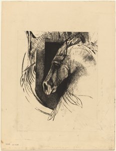 The Charger by Odilon Redon