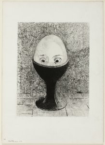 The Egg by Odilon Redon