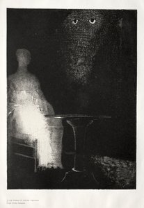 The Haunted House: I Continued to Gaze on the Chair, and Fancied I Saw on it a Pale Blue...