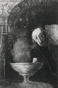 The Infinite Search, from Night, 1886 by Odilon Redon