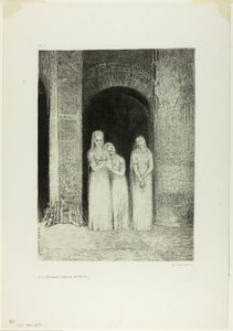 The Priestesses Were Waiting, from Night by Odilon Redon