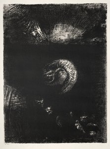 The Temptation of Saint Anthony First Series: And All Manner of Frightful Creatures Arise by Odilon Redon