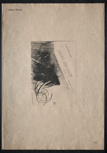 The Temptation of Saint Anthony First Series: Cover by Odilon Redon
