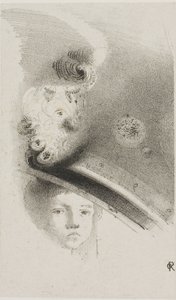 Untitled Trial Lithograph by Odilon Redon