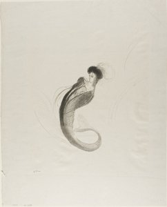 Untitled Trial Lithograph by Odilon Redon