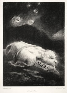 When Life Was Awakening in the Depths of Obscure Matter by Odilon Redon