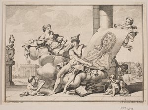 Peder Lasson. Allegorical Surroundings by Odvardt Helmoldt de Lode