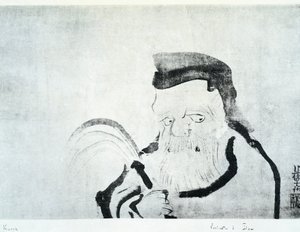 Portrait of old man by Ogata Korin
