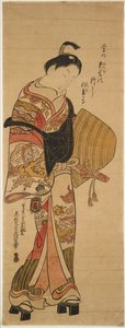Wakashu in the Guise of Komusō by Okumura Masanobu