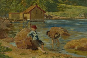 Landscape from the Forest Fjord