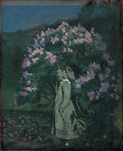 The Lilac Bush by Olaf Isaachsen