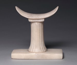 Headrest of Irut, 5th or 6th Dynasty, c.2454-2140 BC by Old Kingdom Egyptian