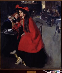 In a Cafe by Oleksandr Murashko