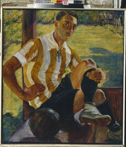 Footballer by Olga Lyudvigovna Della Vos Kardovskaya