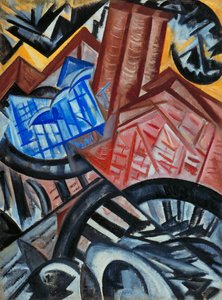 Factory and the Bridge by Olga Rozanova
