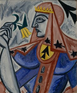 Queen of Spades, 1913-1914 by Olga Rozanova