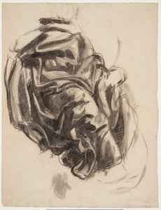 Drapery Study by Oluf Hartmann