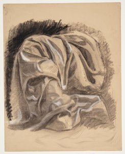 Drapery Study by Oluf Hartmann