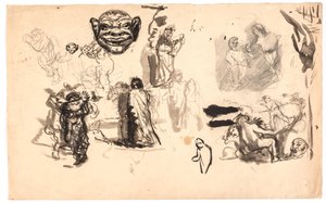 Figure and Composition Studies by Oluf Hartmann