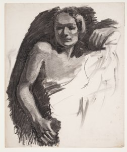 Female Model by Oluf Hartmann