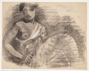 Female Model by Oluf Hartmann
